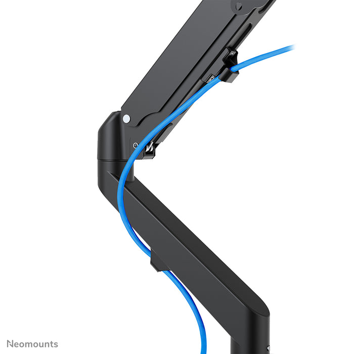 Neomounts DS70-700BL1 Full-Motion Monitor-Büroarm fir 17-27 inch Ekranen - Schwaarz