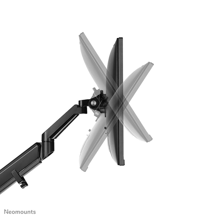 Neomounts DS70-810BL1 Full-Motion Monitor-Büroarm fir 17-32 inch Ekranen - Schwaarz