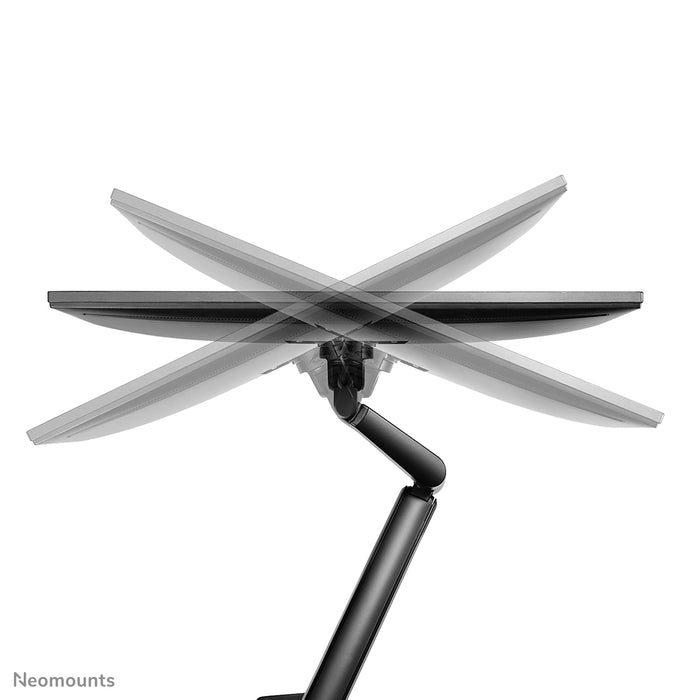 Neomounts DS70-810BL1 Full-Motion Monitor-Büroarm fir 17-32 inch Ekranen - Schwaarz