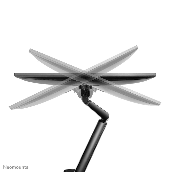 Neomounts DS70-810BL2 Full-Motion Monitor-Büroarm fir 17-32 inch Ekranen - Schwaarz