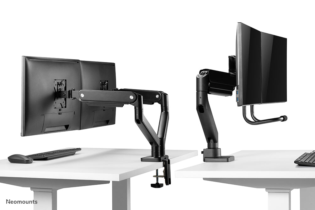 Neomounts DS75-450BL2 Full-Motion Monitor-Büroarm fir 17-32 inch Ekranen - Schwaarz