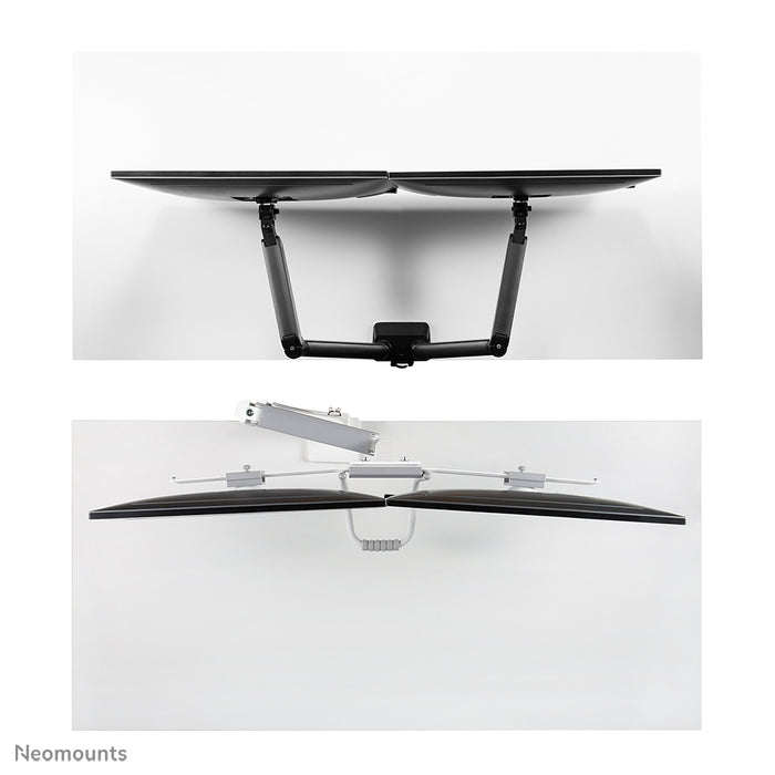 Neomounts DS75-450BL2 Full-Motion Monitor-Büroarm fir 17-32 inch Ekranen - Wäiss