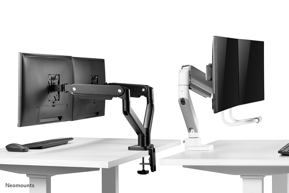 Neomounts DS75-450BL2 Full-Motion Monitor-Büroarm fir 17-32 inch Ekranen - Wäiss