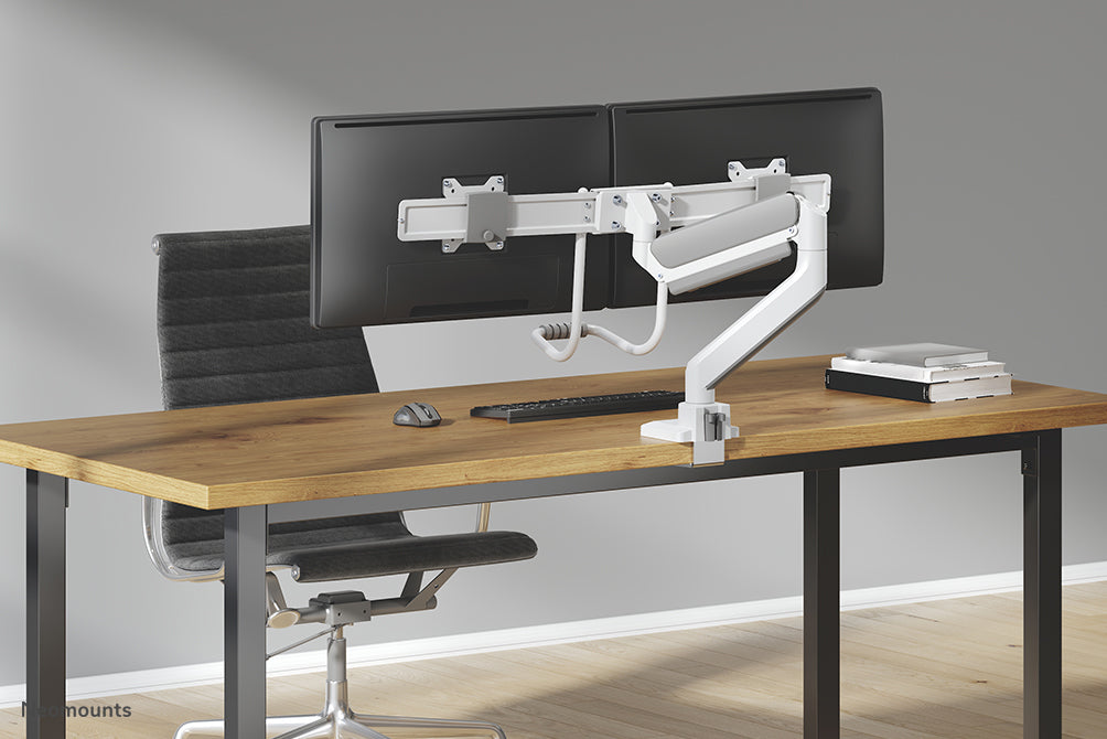 Neomounts DS75-450BL2 Full-Motion Monitor-Büroarm fir 17-32 inch Ekranen - Wäiss