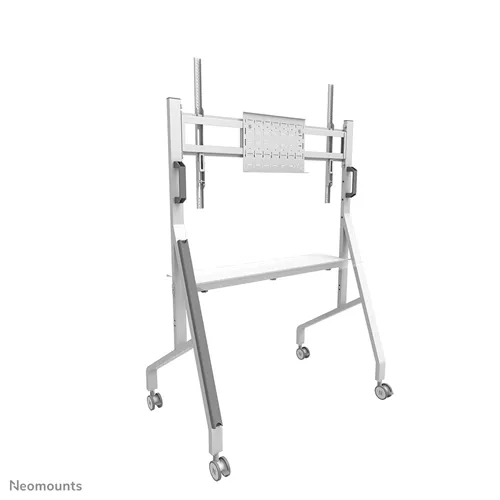Neomounts mobil Buedemstänner FL50-525WH1 | Gëeegent fir 55-86" Ekranen | Wäiss