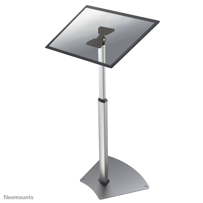 Neomounts FPMA-D1550SILVER ass en Miwwel fir LCD/LED/Plasma-Schiermer bis 32 inch (81 cm), héichtverstellbar - Sëlwer
