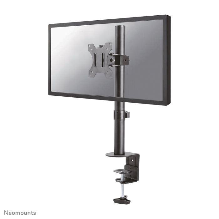 Neomounts FPMA-D510 schwaarz ass eng Schreifdësch-Halterung mat 1 Dreefpunkt fir Flachbildschiermer bis 32 inch.