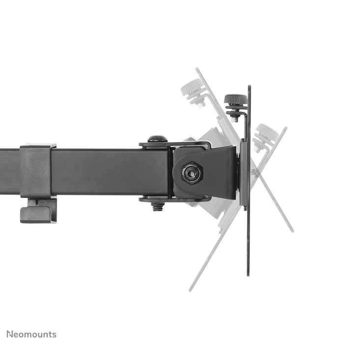 Neomounts FPMA-D540 schwaarz Full-Motion-Schreifdësch-Halterung fir Flachbildschiermer bis 32 inch, héichtverstellbar - Schwaarz