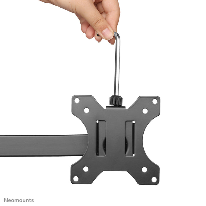 Neomounts FPMA-D540 schwaarz Full-Motion-Schreifdësch-Halterung fir Flachbildschiermer bis 32 inch, héichtverstellbar - Schwaarz