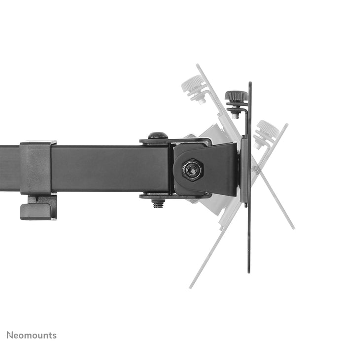 Neomounts FPMA-D550 schwaarz ass eng Schreifdësch-Halterung mat 3 Dreefpunkten fir Flachbildschiermer bis 32 inch - Schwaarz