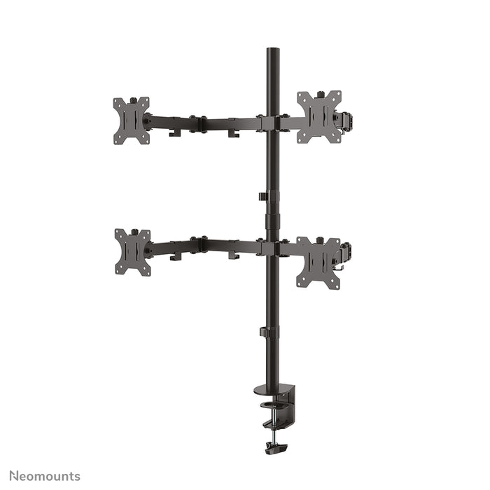 Neomounts FPMA-D550D4 schwaarz Full-Motion-Schreifdësch-Halterung fir 13-32 inch Schiermer - Schwaarz