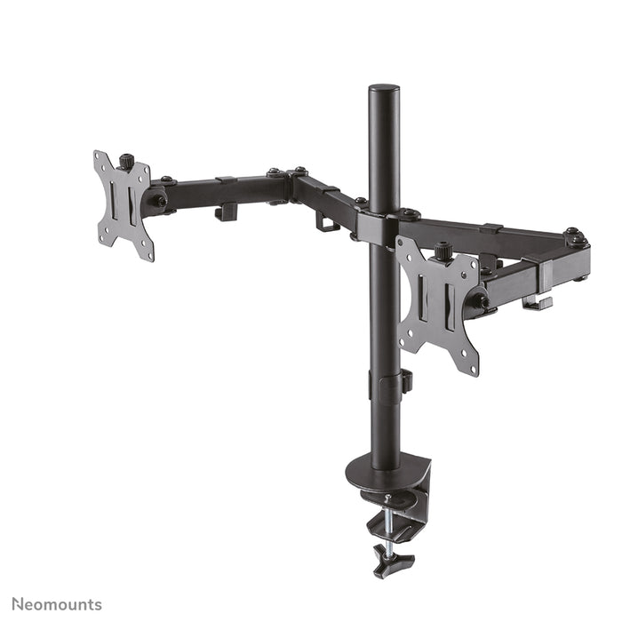 Neomounts FPMA-D550D schwaarz ass eng Schreifdësch-Halterung fir 2 Flachbildschiermer bis 32 inch - Schwaarz