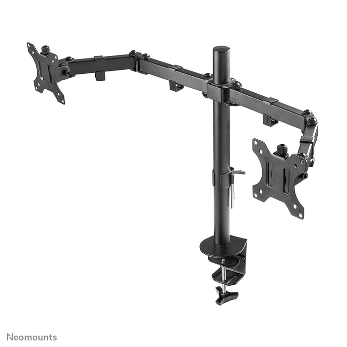 Neomounts FPMA-D550D schwaarz ass eng Schreifdësch-Halterung fir 2 Flachbildschiermer bis 32 inch - Schwaarz