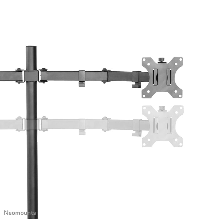 Neomounts FPMA-D550D schwaarz ass eng Schreifdësch-Halterung fir 2 Flachbildschiermer bis 32 inch - Schwaarz