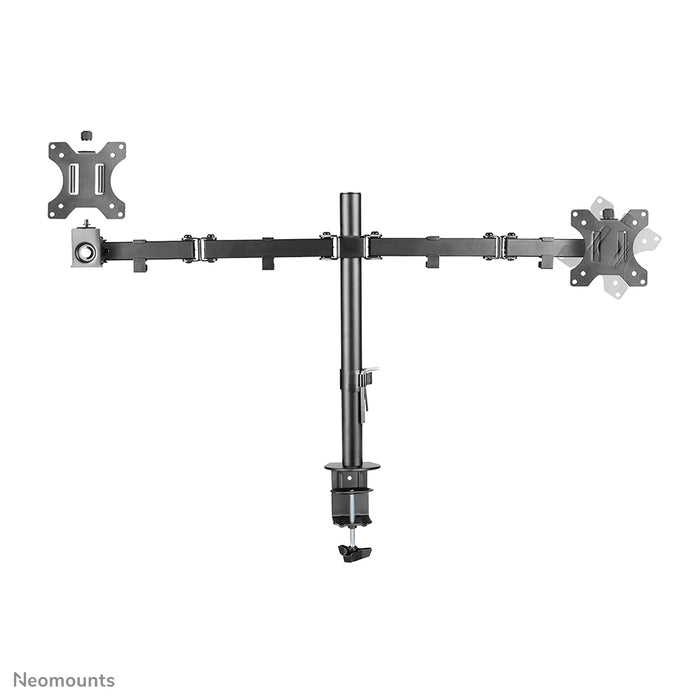 Neomounts FPMA-D550D schwaarz ass eng Schreifdësch-Halterung fir 2 Flachbildschiermer bis 32 inch - Schwaarz