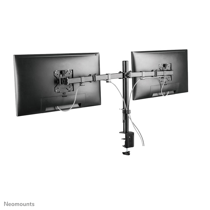 Neomounts FPMA-D550D schwaarz ass eng Schreifdësch-Halterung fir 2 Flachbildschiermer bis 32 inch - Schwaarz