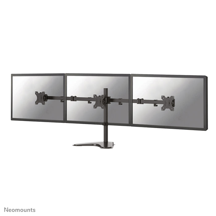 Neomounts FPMA-D550DD3 schwaarz Full-Motion-Schreifdëschstänn fir 13-27 inch Schiermer - Schwaarz