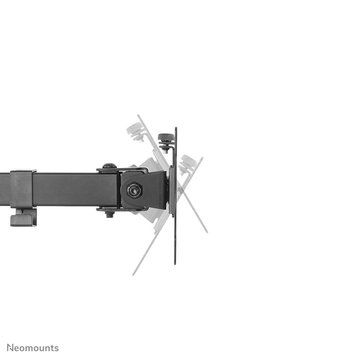 Neomounts FPMA-D550DD3 schwaarz Full-Motion-Schreifdëschstänn fir 13-27 inch Schiermer - Schwaarz