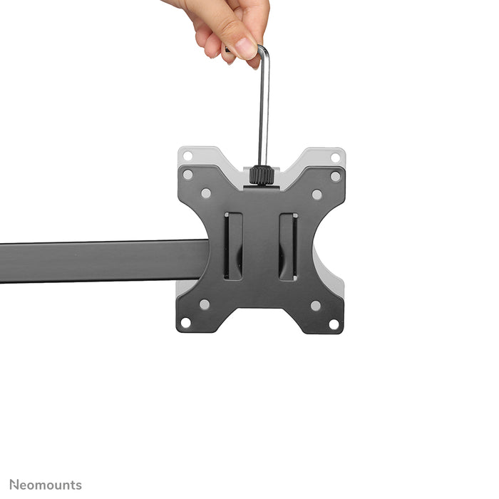 Neomounts FPMA-D550DD3 schwaarz Full-Motion-Schreifdëschstänn fir 13-27 inch Schiermer - Schwaarz