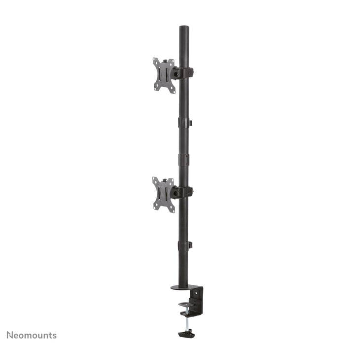 Neomounts FPMA-D550DV schwaarz ass eng Schreifdësch-Halterung fir 2 Flachbildschiermer bis 32 inch - Schwaarz
