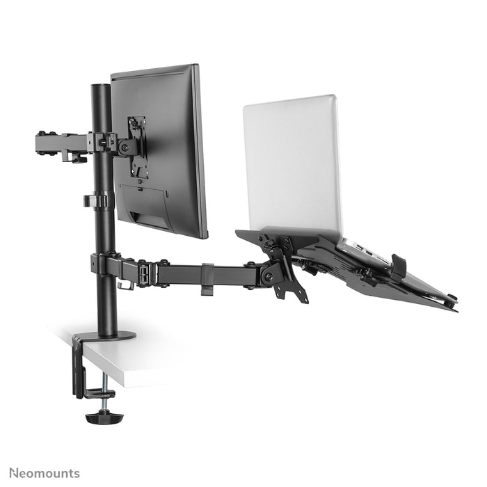 Neomounts FPMA-D550NOTEBOOK ass eng Schreifdësch-Halterung fir e Notebook a Flachbildschierm bis 32 inch.