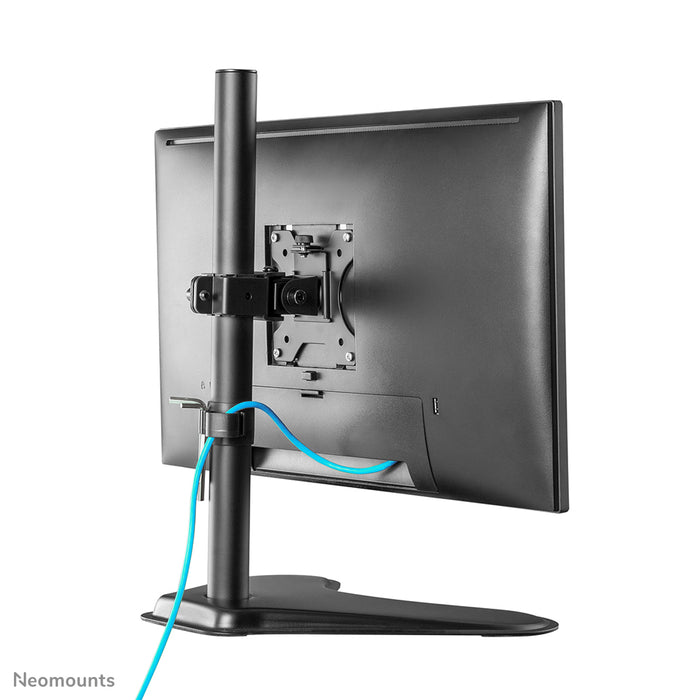Neomounts FPMA-D550S schwaarz Full-Motion-Schreifdëschstänn fir Flachbildschiermer bis 32 inch, héichtverstellbar - Schwaarz