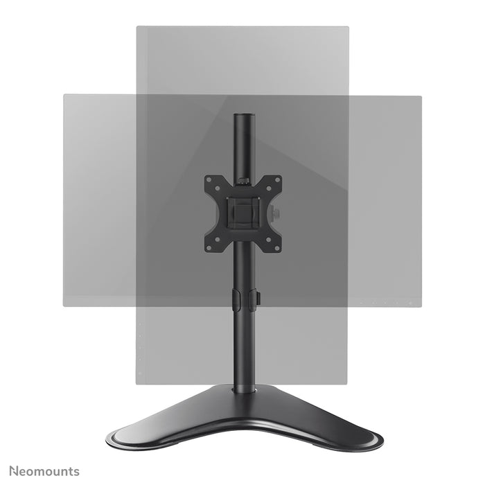 Neomounts FPMA-D550S schwaarz Full-Motion-Schreifdëschstänn fir Flachbildschiermer bis 32 inch, héichtverstellbar - Schwaarz