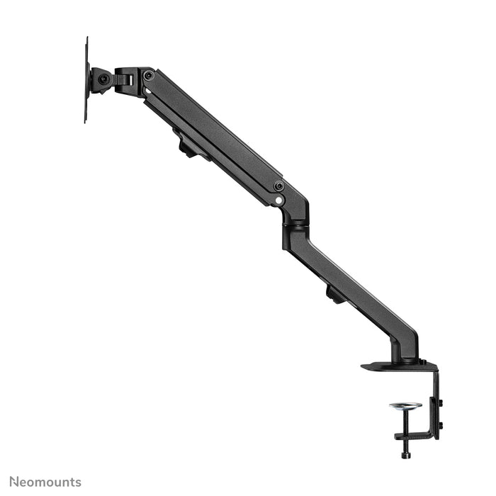 Neomounts FPMA-D650 schwaarz ass eng Full-Motion-Schreifdësch-Halterung fir Schiermer bis 27 (69 cm).