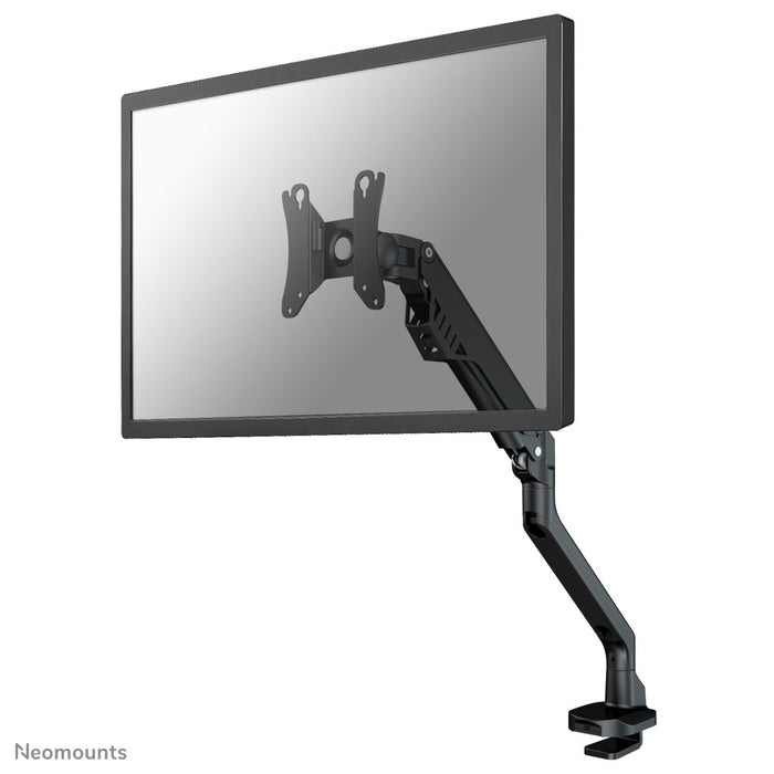 Neomounts FPMA-D750black ass eng Schreifdësch-Halterung mat Gasfeder fir Flachbildschiermer bis 32 inch (81 cm).