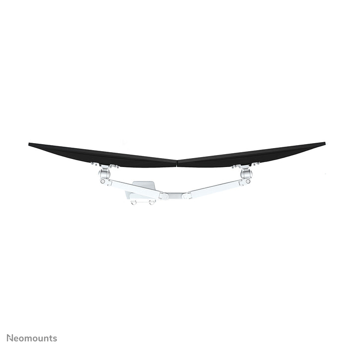 Neomounts FPMA-D750D Wäiss ass eng Bureaustäip mat Gasfieder fir Flat Screens bis t/m 32 inch (81 cm).