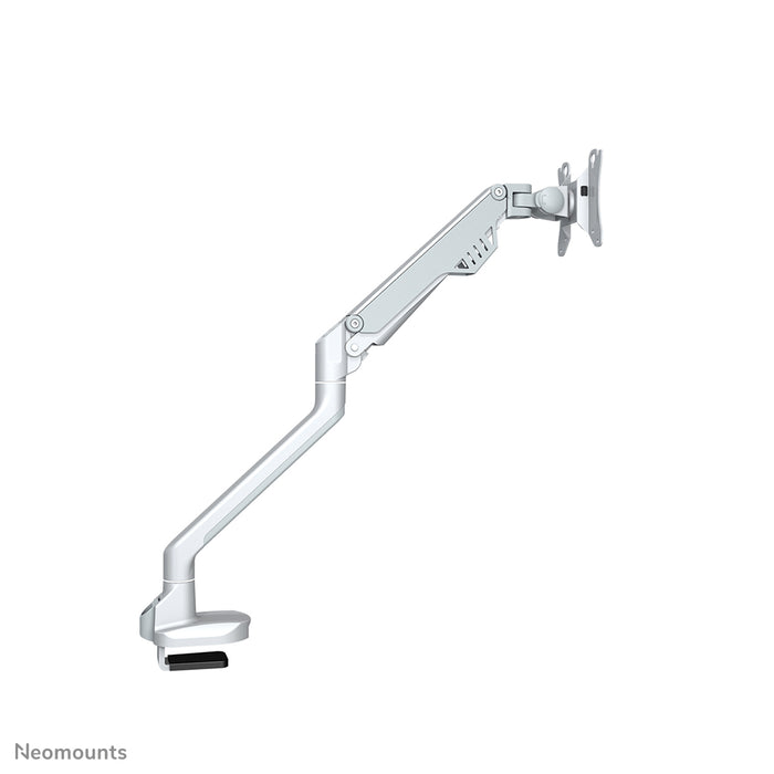 Neomounts FPMA-D750 Sëlwer ass eng Bureaustäip mat Gasfieder fir Flat Screens bis t/m 32 inch (81 cm).