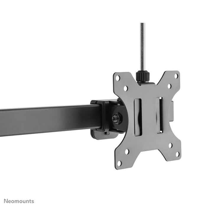 Neomounts FPMA-D865D Schwaarz ass eng Bureaustäip fir zwee Flat Screens bis t/m 27 inch (69 cm).