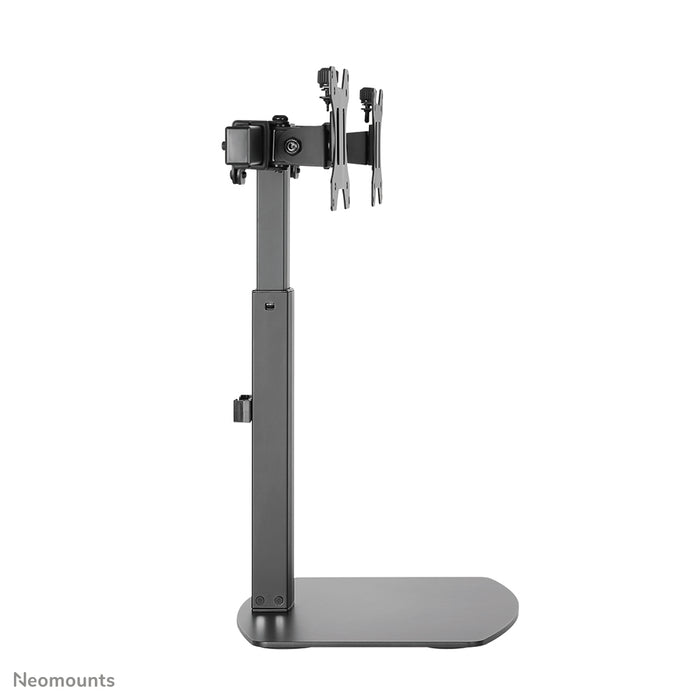Neomounts FPMA-D865D Schwaarz ass eng Bureaustäip fir zwee Flat Screens bis t/m 27 inch (69 cm).