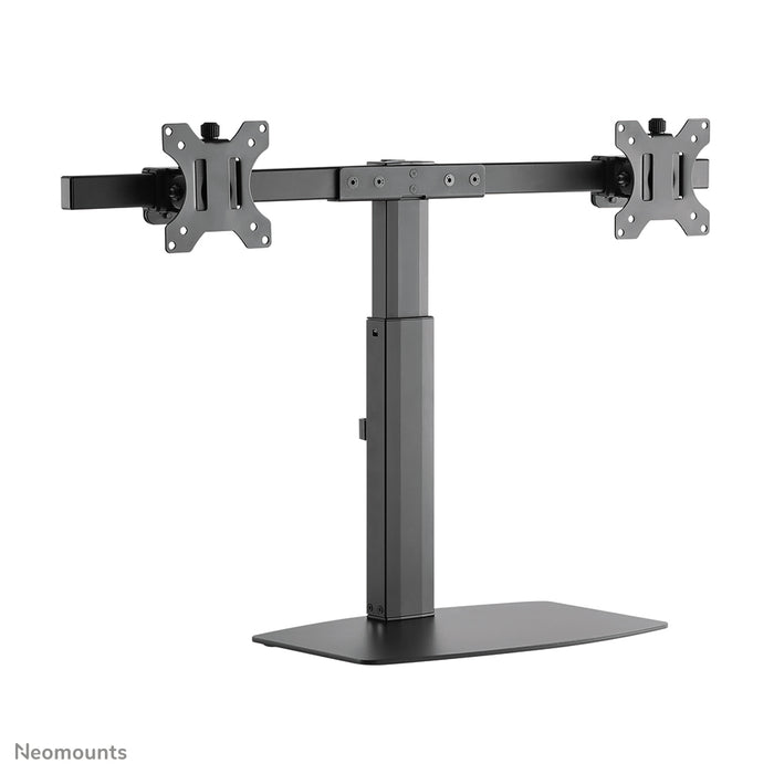 Neomounts FPMA-D865D Schwaarz ass eng Bureaustäip fir zwee Flat Screens bis t/m 27 inch (69 cm).
