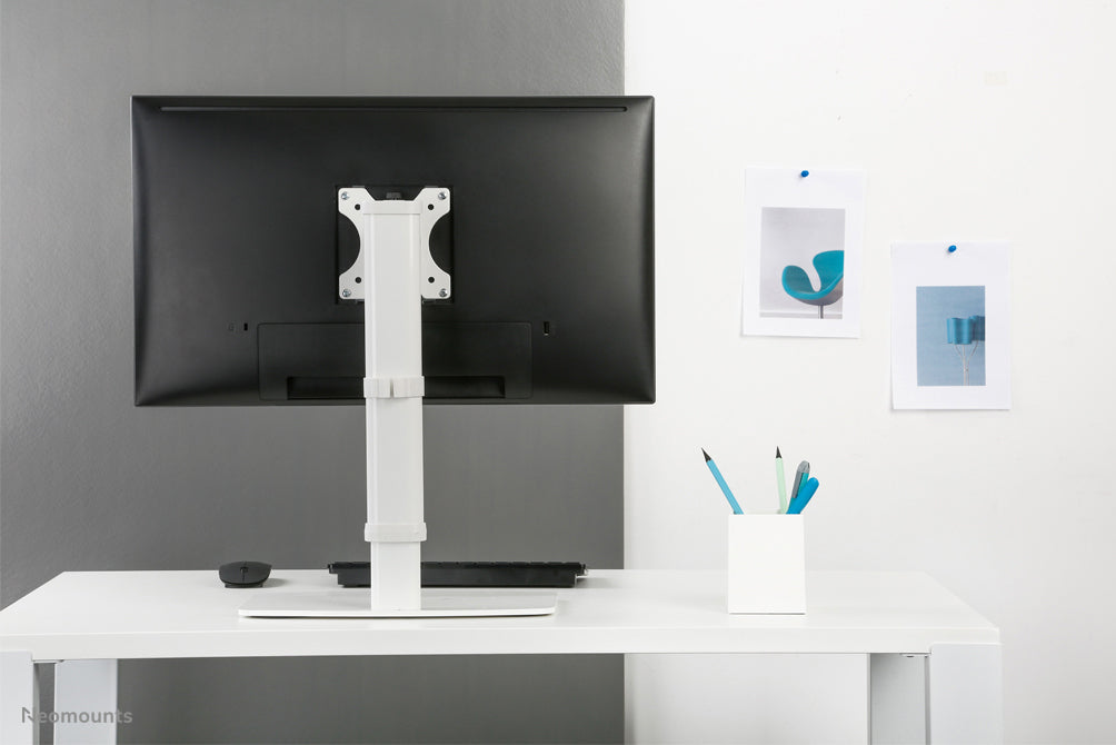 Neomounts FPMA-D890 Wäiss ass eng Bureaustäip fir Flat Screens bis t/m 30 inch (76 cm).