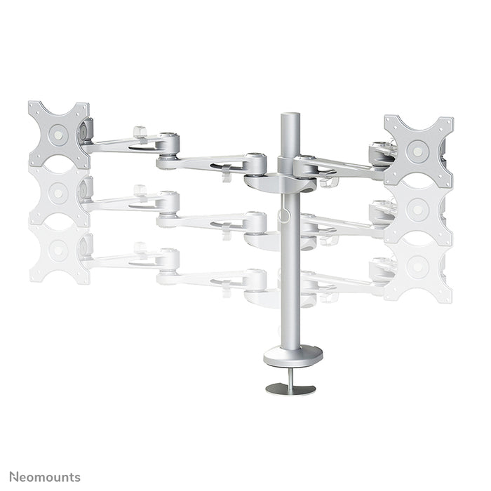 Neomounts FPMA-D935DG ass eng Bureaustäip fir 2 Flat Screens bis t/m 27 inch (69 cm).