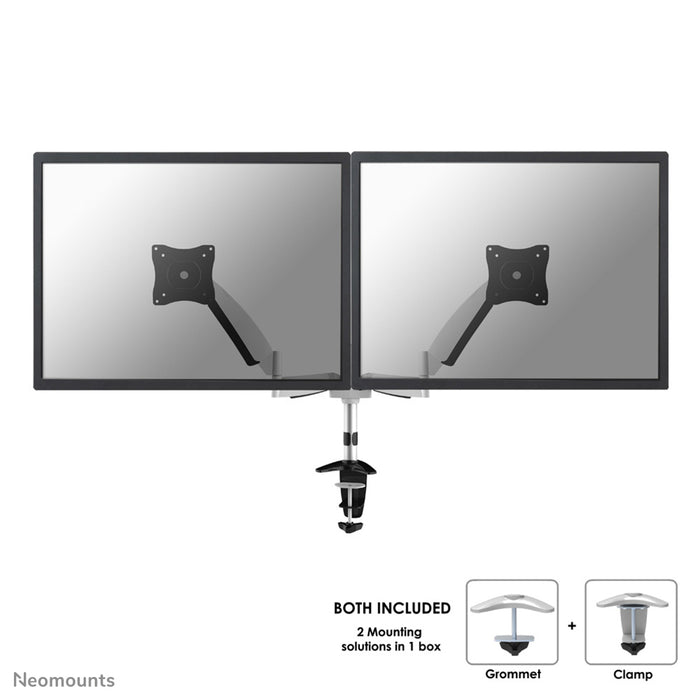 Neomounts FPMA-D950D ass eng Bureaustäip mat Gasfieder fir Flat Screens bis t/m 27 inch (69 cm).