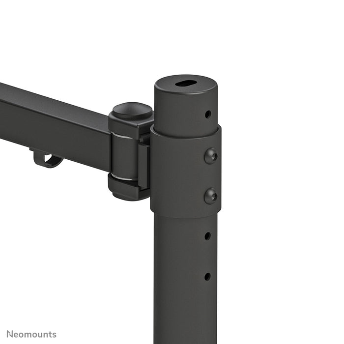 Neomounts FPMA-D960 SchwaarzPLUS ass eng Bureaustäip mat 3 Dréipunkten fir Curved Screens bis t/m 49 inch (124 cm).