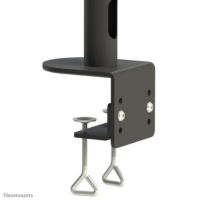 Neomounts FPMA-D960 SchwaarzPLUS ass eng Bureaustäip mat 3 Dréipunkten fir Curved Screens bis t/m 49 inch (124 cm).