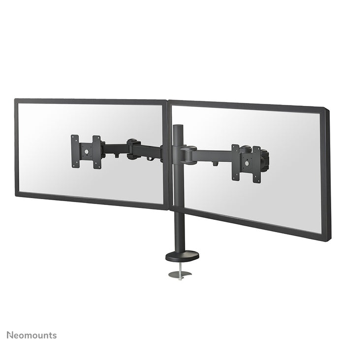 Neomounts FPMA-D960DG ass eng Bureaustäip fir 2 Flat Screens bis t/m 27 inch (69 cm).