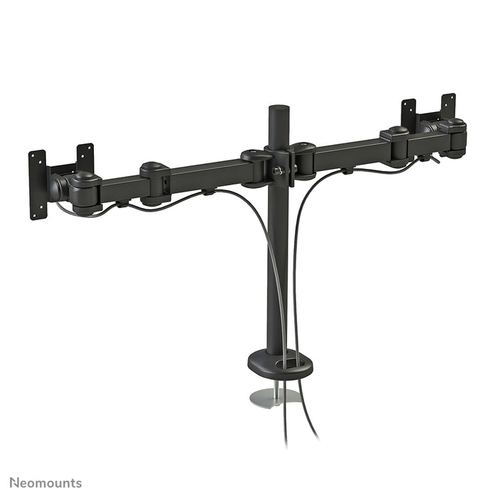 Neomounts FPMA-D960DG ass eng Bureaustäip fir 2 Flat Screens bis t/m 27 inch (69 cm).