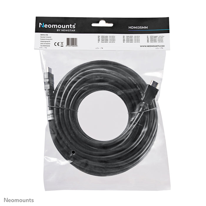 HDMI 1.4 Kabel, High Speed, HDMI 19 Pins M/M, 10 Meter