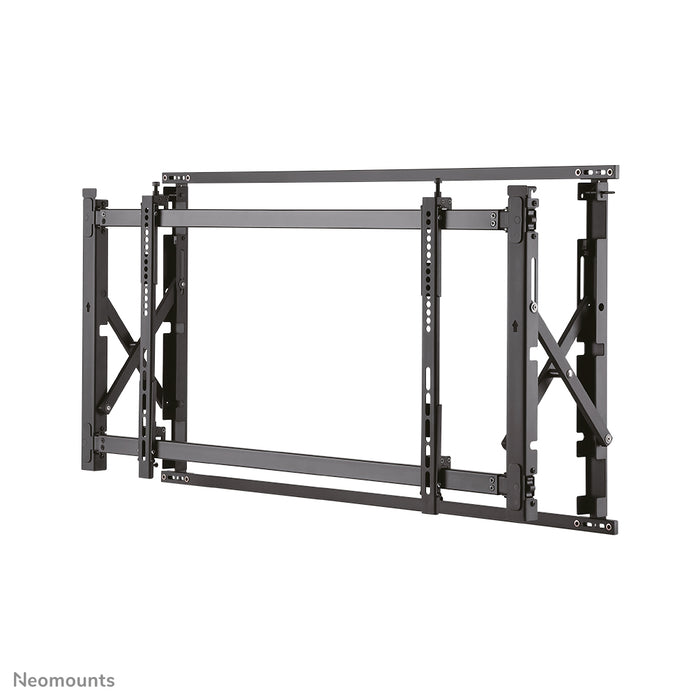 Neomounts LED-VW1750 schwaarz ass eng flaach Video-Wall-Wandhalterung fir Ekranen bis 55 inch (140 cm).