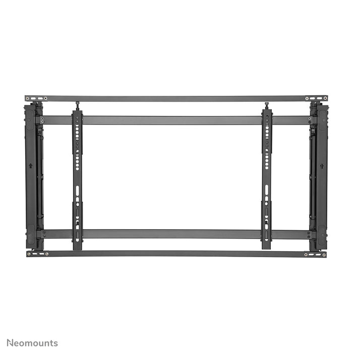 Neomounts LED-VW1750 schwaarz ass eng flaach Video-Wall-Wandhalterung fir Ekranen bis 55 inch (140 cm).