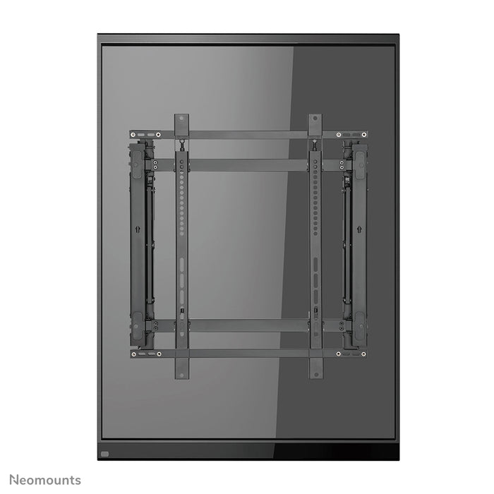 Neomounts LED-VW1750 schwaarz ass eng flaach Video-Wall-Wandhalterung fir Ekranen bis 55 inch (140 cm).