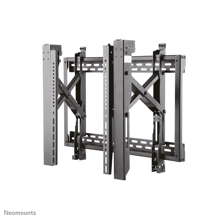 Neomounts LED-VW2500 schwaarz1 ass eng flaach Video-Wall-Wandhalterung fir Ekranen bis 75 inch (191 cm), fir horizontal an vertikal Montéierung - Schwaarz