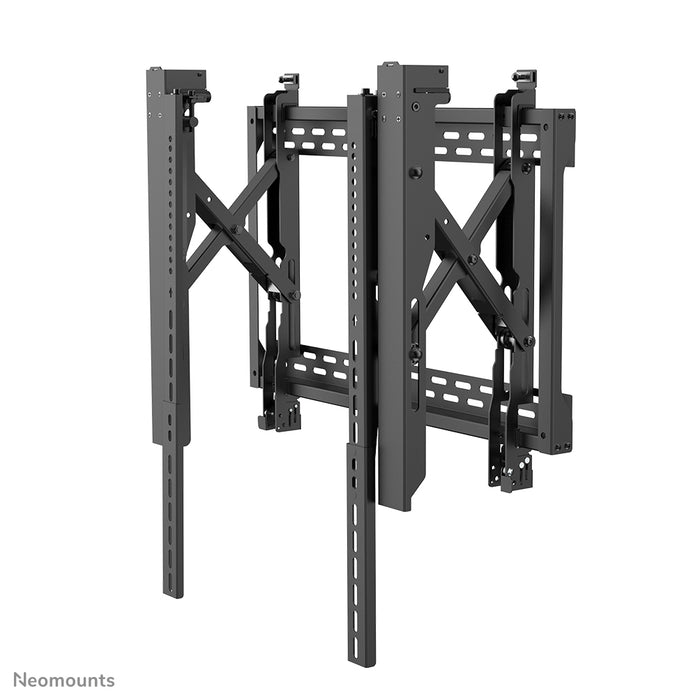 Neomounts LED-VW2500 schwaarz1 ass eng flaach Video-Wall-Wandhalterung fir Ekranen bis 75 inch (191 cm), fir horizontal an vertikal Montéierung - Schwaarz