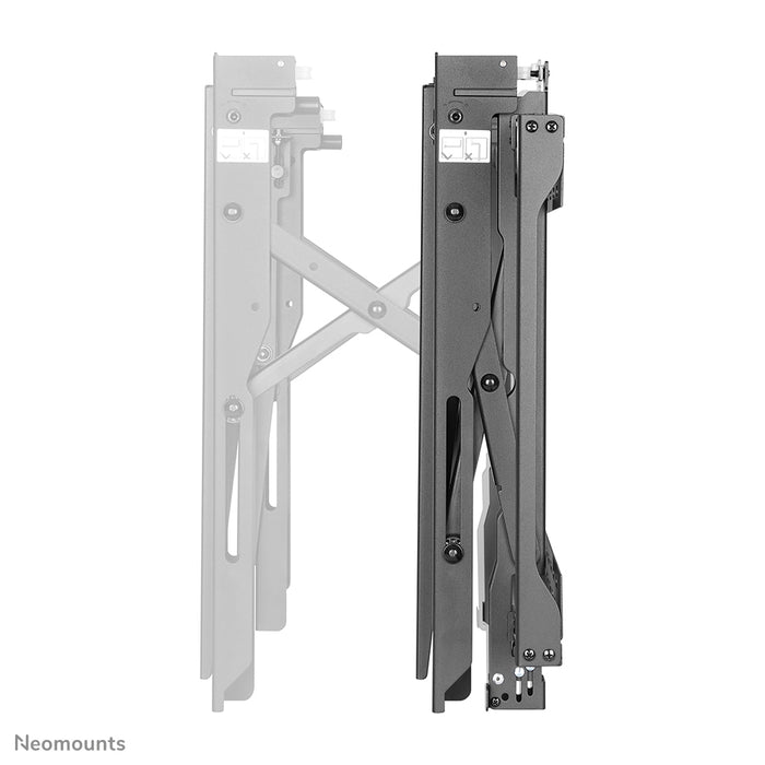 Neomounts LED-VW2500 schwaarz1 ass eng flaach Video-Wall-Wandhalterung fir Ekranen bis 75 inch (191 cm), fir horizontal an vertikal Montéierung - Schwaarz