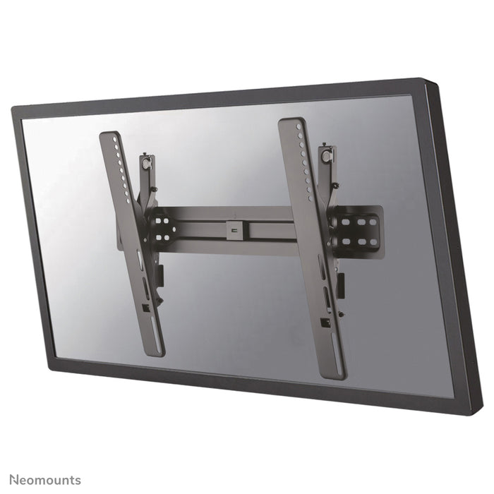 Neomounts LED-W650 schwaarz ass eng kippbar Wandhalterung fir Flatscreens bis 75 inch.