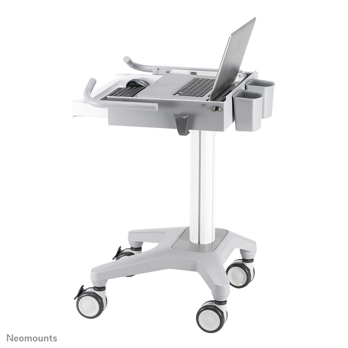 Neomounts MED-M200 ass eng verréckelbar Aarbechtsplaz fir Laptop, Tastatur a Maus.